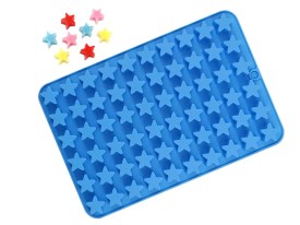 Molde silicona 60 estrellitas 